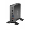 Shuttle Nano PC NC4010BAV2, Intel Celeron 7305, 8GB DDR4, 128GB M.2, 1x HDMI, 1x DP, 7x USB, 1x LAN, incl. VESA en standaard
