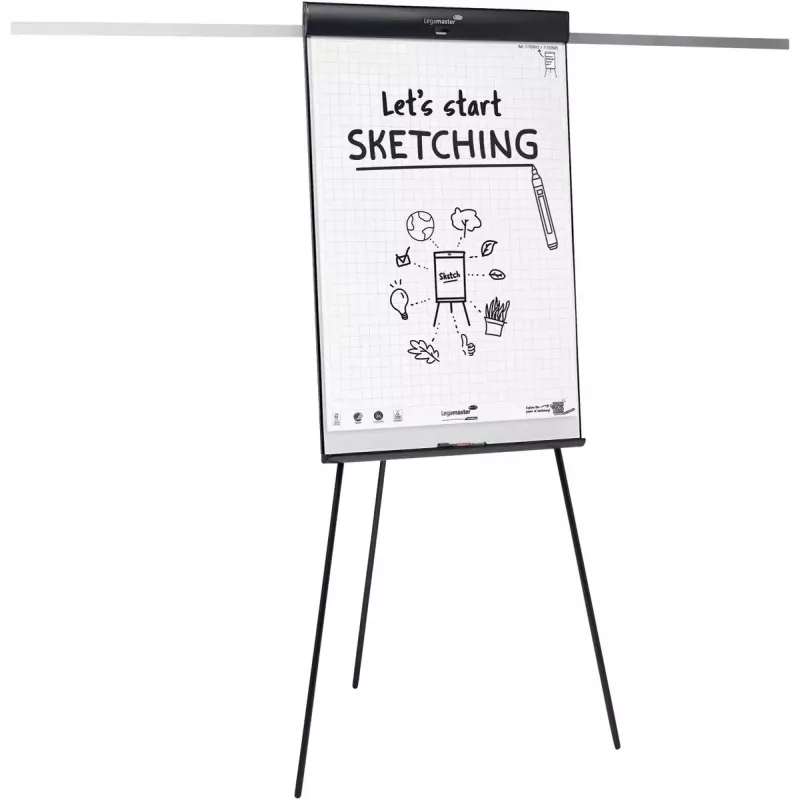 Legamaster SKETCH PRO flipover-statief staal 680mm breedte 1050mm hoogte