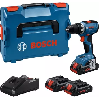 Bosch GSR 18V-65 Professional 2100 tpm sleutel 1,06 kg zwart, blauw