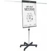 Legamaster SKETCH PRO mobiel flipchart met sterpoot staal 5 rollen