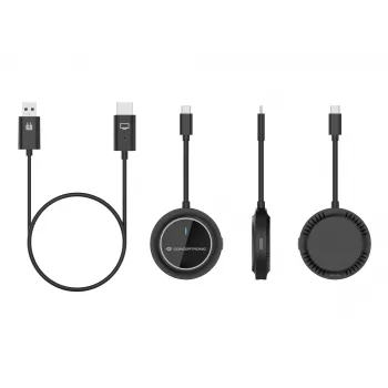 Conceptronic ATHERIC01B draadloze USB-C-naar-HDMI-displaykit 1080P