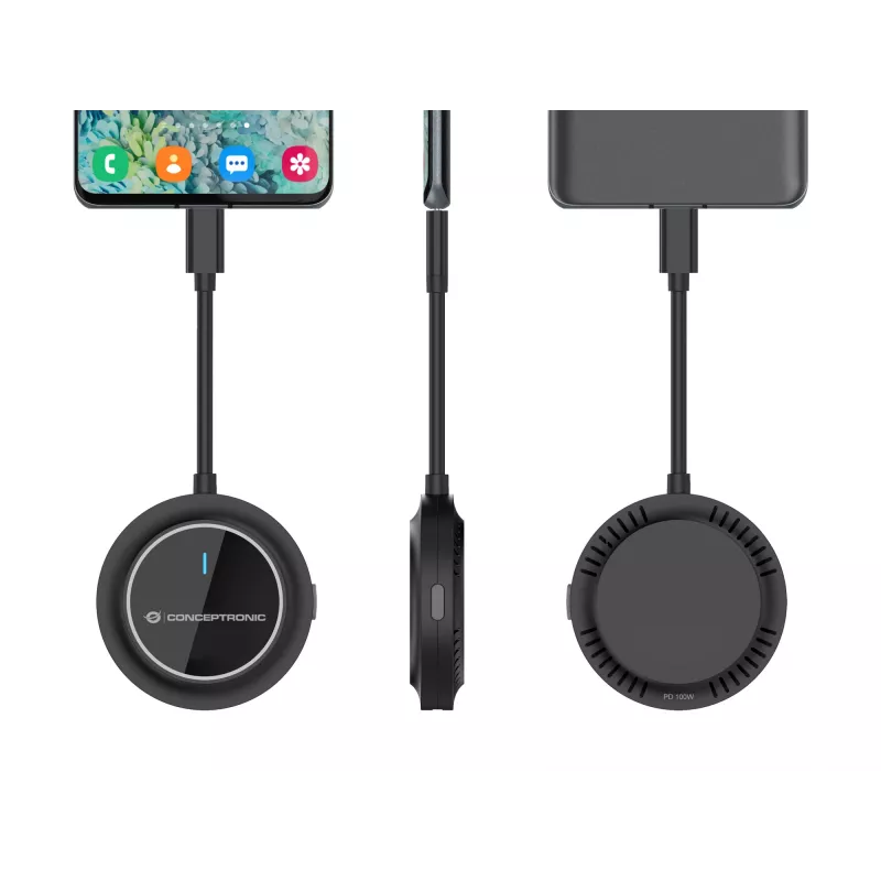 Conceptronic ATHERIC01B draadloze USB-C-naar-HDMI-displaykit 1080P