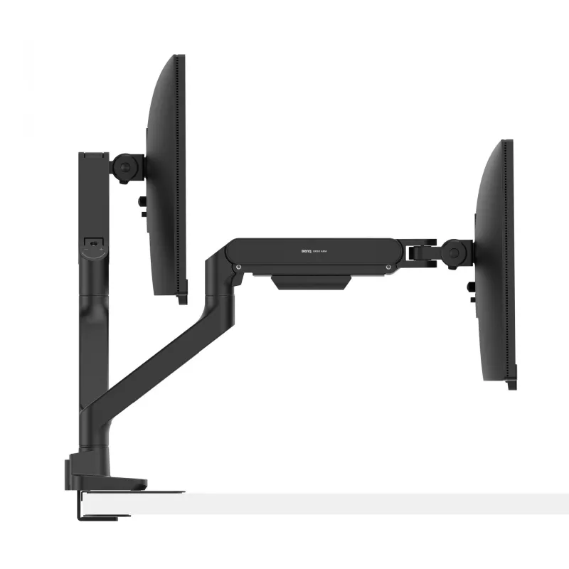 Monitorarm BenQ BDH01 Dual, in hoogte verstelbaar, zwart, VESA-compatibel