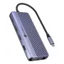 ICY BOX IB-DK4062-CPD bedraad USB 3.2 Gen 1 (3.1 Gen 1) Type-C antraciet
