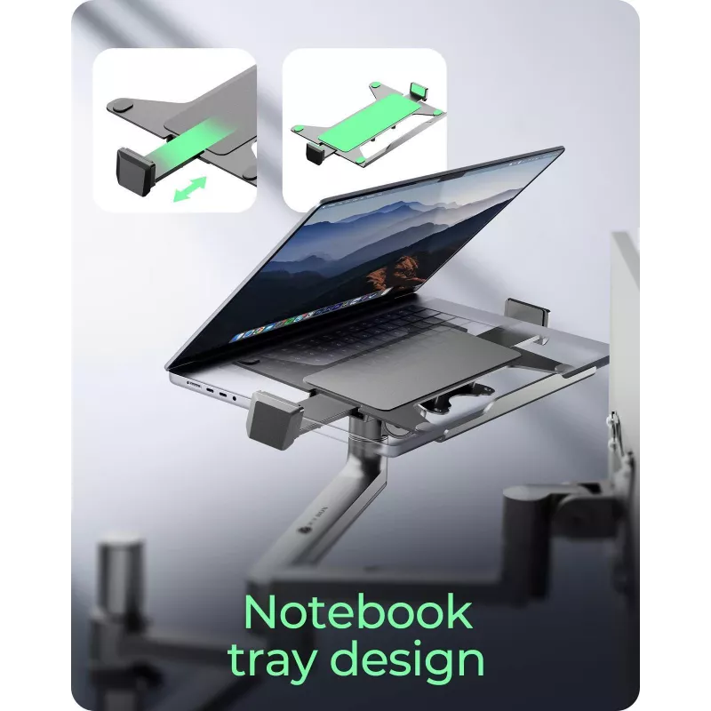 ICY BOX IB-MS622-T 81,3 cm (32 inch) bureau zwart