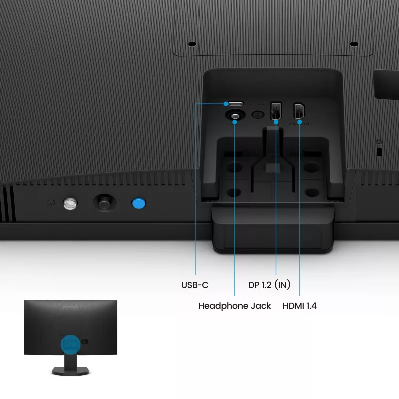Computermonitor BenQ GW2490C 60,5 cm (23,8 inch) Full HD 1920×1080 5 ms 178° VESA zwart met luidsprekers