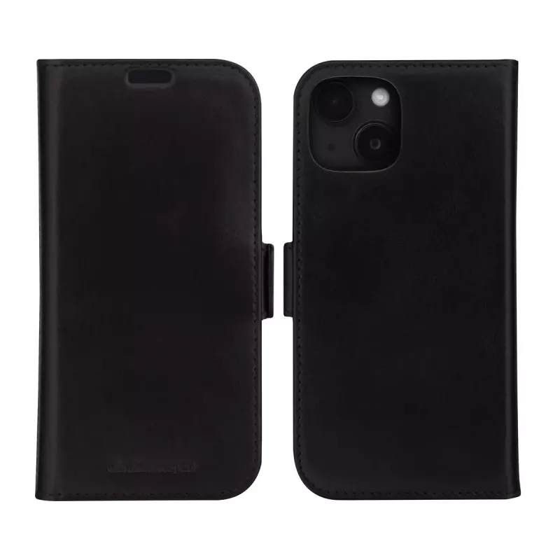 dbramante1928 Lynge - iPhone 17e/16e/15/14/13 - zwarte wallet-hoes