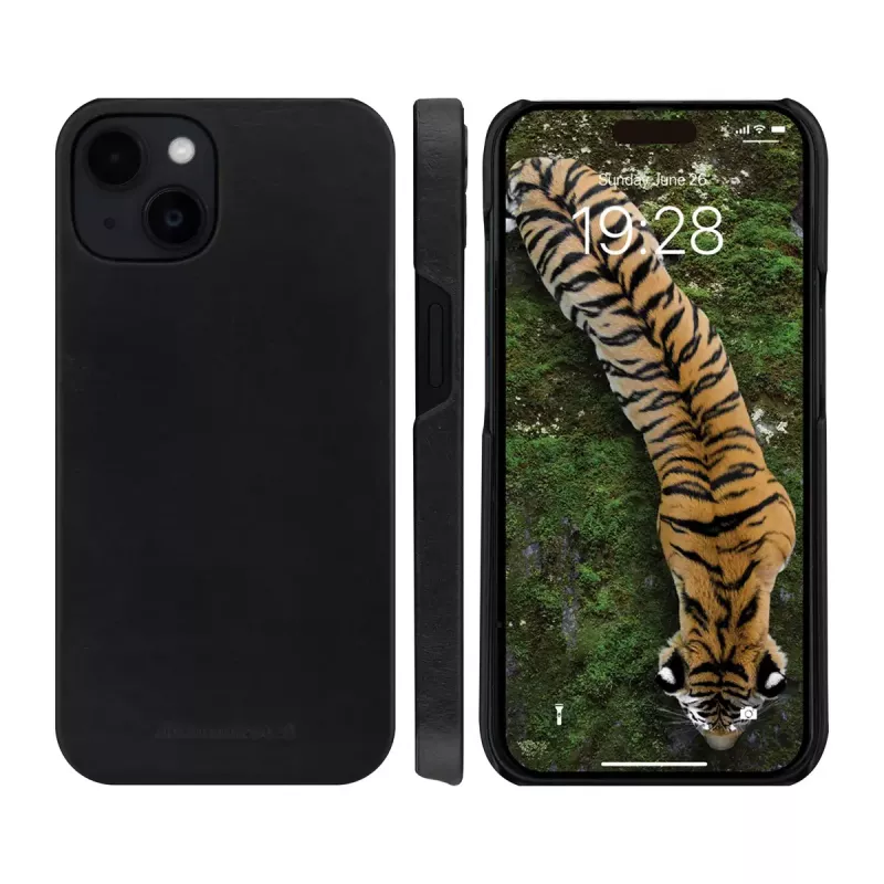 dbramante1928 Lynge - iPhone 17e/16e/15/14/13 - zwarte wallet-hoes