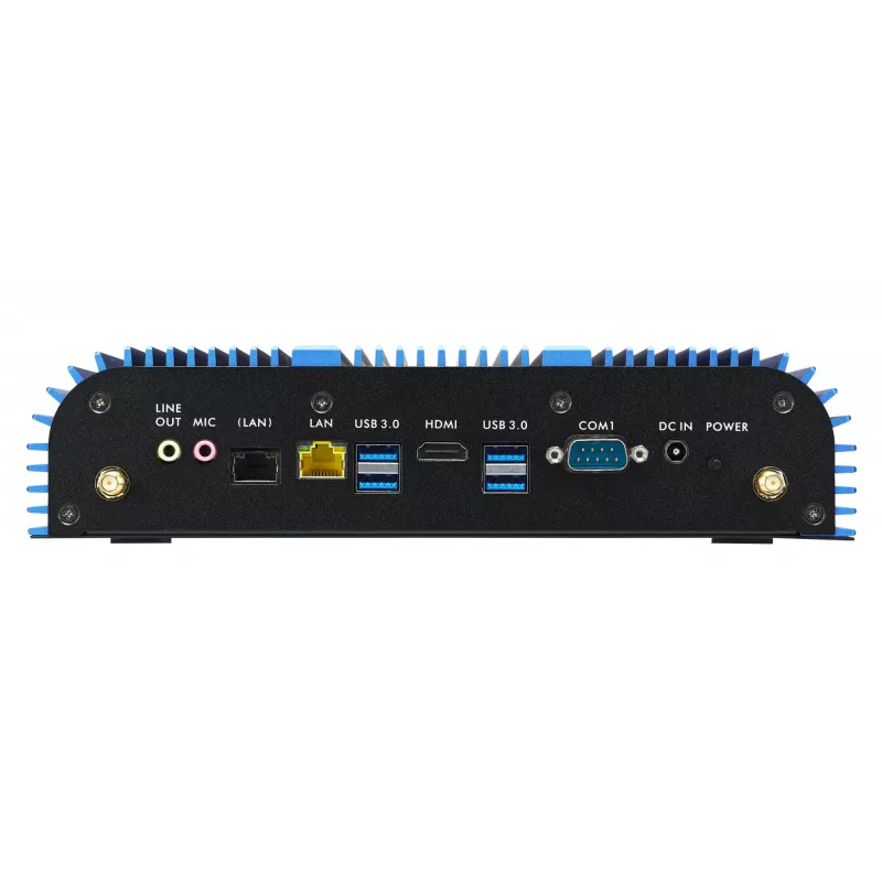 Shuttle BPCAL02-i5 industriële box-pc, Core i5-1235U, 2x SO-DIMM, 2x LAN, 1x COM, 1x HDMI, 4x USB, ventilatorloos, 24/7 continu gebruik