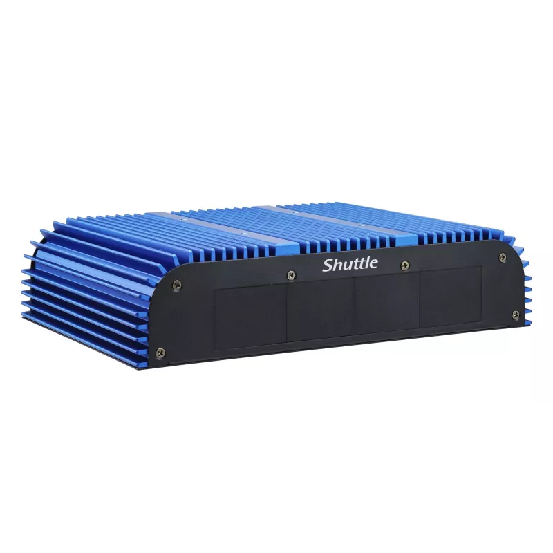 Shuttle BPCAL02-i5 industriële box-pc, Core i5-1235U, 2x SO-DIMM, 2x LAN, 1x COM, 1x HDMI, 4x USB, ventilatorloos, 24/7 continu gebruik