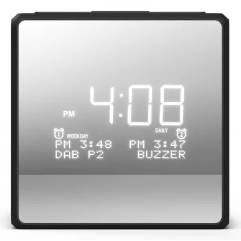 Digitale wekker Philips TAR4600/10 zwart LCD AC/batterij