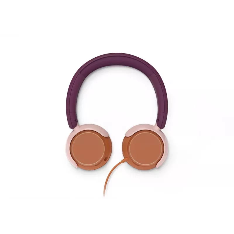 Philips 2000 serie TAK2000MP/00 hoofdtelefoon/headset bedraad hoofdband gesprekken/muziek USB Type-C oranje, paars, roze