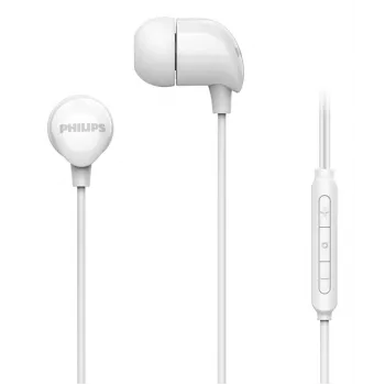 Philips TAE2146WT/00 hoofdtelefoon/headset bedraad in-ear gesprekken/muziek USB Type-C wit