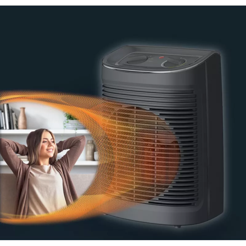 Rowenta Instant Comfort SO6511 binnen grijs 2200 W ventilator-elektrische verwarming