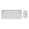Toetsenbord-muisset TRUST Lyra Mini draadloos QWERTZ (RF + Bluetooth) wit, Duitse layout