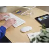 Toetsenbord-muisset TRUST Lyra Mini draadloos QWERTZ (RF + Bluetooth) wit, Duitse layout
