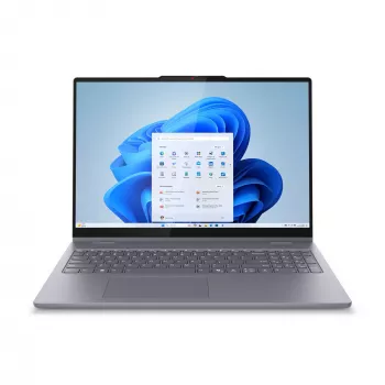 Lenovo IdeaPad 5 2-in-1 16IAL10 Intel Core Ultra 5 225U hybride (2-in-1) 40,6 cm (16 inch) touchscreen WUXGA 16 GB LPDDR5x-SDRAM 1 TB SSD Wi-Fi 7 (802.11be) Windows 11 Home Duits grijs