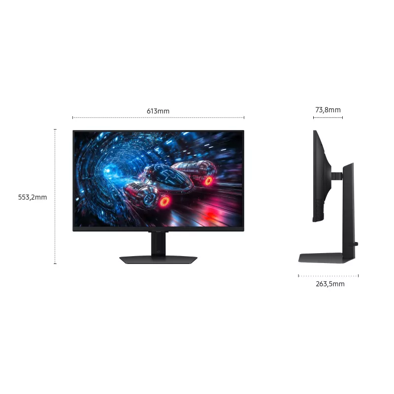 Samsung G70F computermonitor 68,6 cm (27 inch) 3840 x 2160 pixels 4K Ultra HD LCD zwart