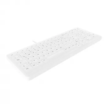 Contour Design Active Key Contour ClassicClean medisch toetsenbord IP68 compact bedraad wit DE C7000