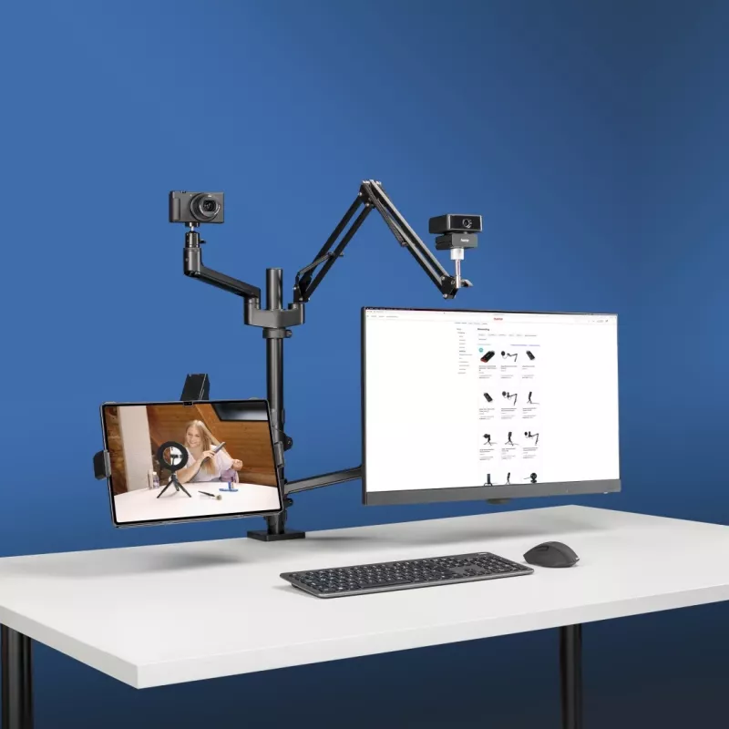 Hama 00004663 monitorhouder / standaard 81,3 cm (32 inch) bureau zwart