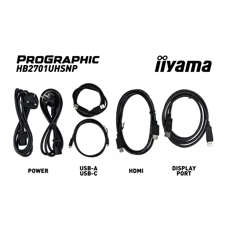 iiyama PROGRAPHIC HB2701UHSNP-B1 computermonitor 68,6 cm (27 inch) 3840 x 2160 pixel 4K Ultra HD LCD zwart