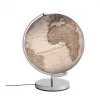 Tafelglobe politiek TROIKA STELLAR LIGHT 30 cm diameter, klassiek design, netvoeding, zilver