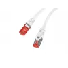 LANBERG Cat6 S/FTP (S-STP) netwerkkabel, RJ-45–RJ-45, 2 m, wit