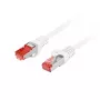 LANBERG Cat6 S/FTP (S-STP) netwerkkabel, RJ-45–RJ-45, 2 m, wit