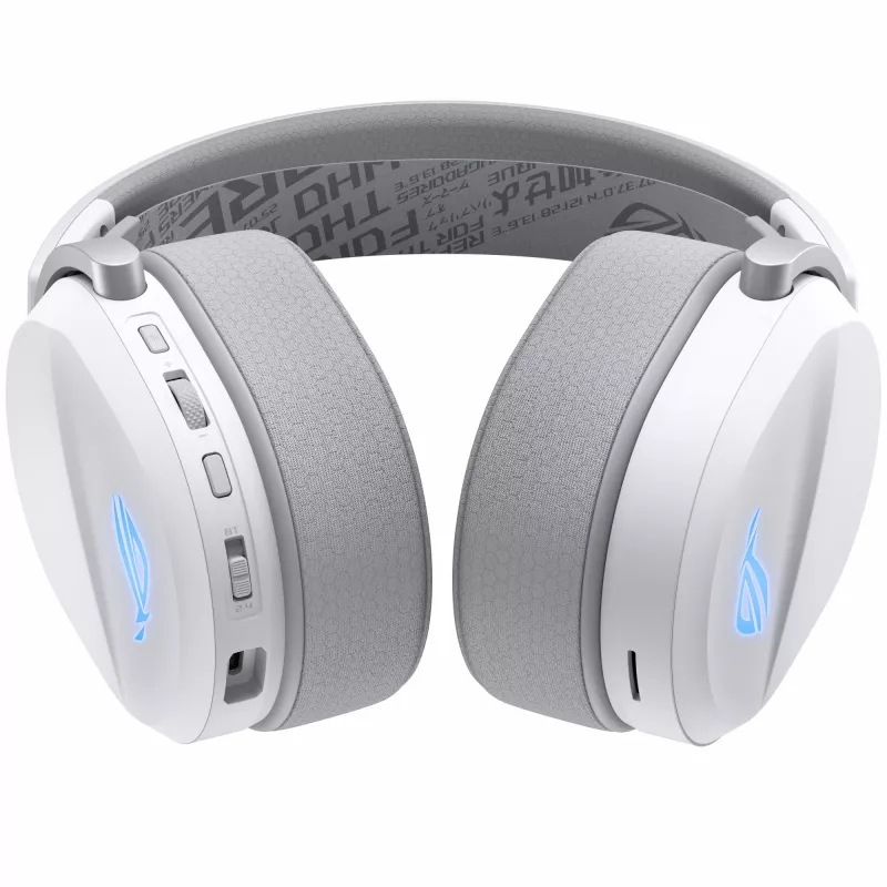 ASUS ROG Pelta headset bedraad & draadloos hoofdband gaming USB Type-C Bluetooth wit