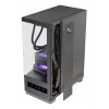 PC-behuizing TACENS MARS MC-PULSAR LCD ATX Midi Tower, gehard glas, front-LCD, USB-C, ondersteunt GPU 33,2 cm
