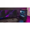 PC-behuizing TACENS MARS MC-PULSAR LCD ATX Midi Tower, gehard glas, front-LCD, USB-C, ondersteunt GPU 33,2 cm
