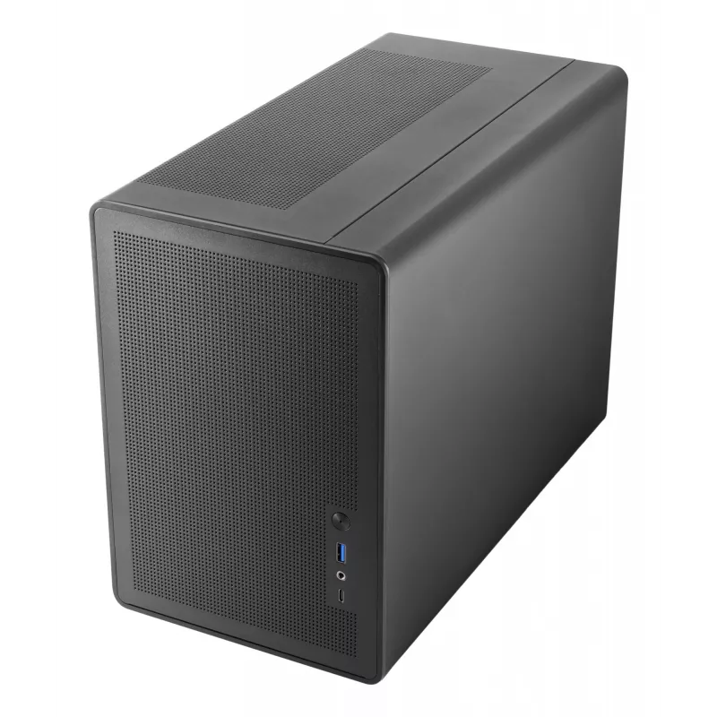 PC Mini Tower behuizing TACENS Mars Gaming MC-XPRO — Mini-ITX/Micro-ATX, SFX-voedingondersteuning, mesh, zwart, 120mm-ventilator