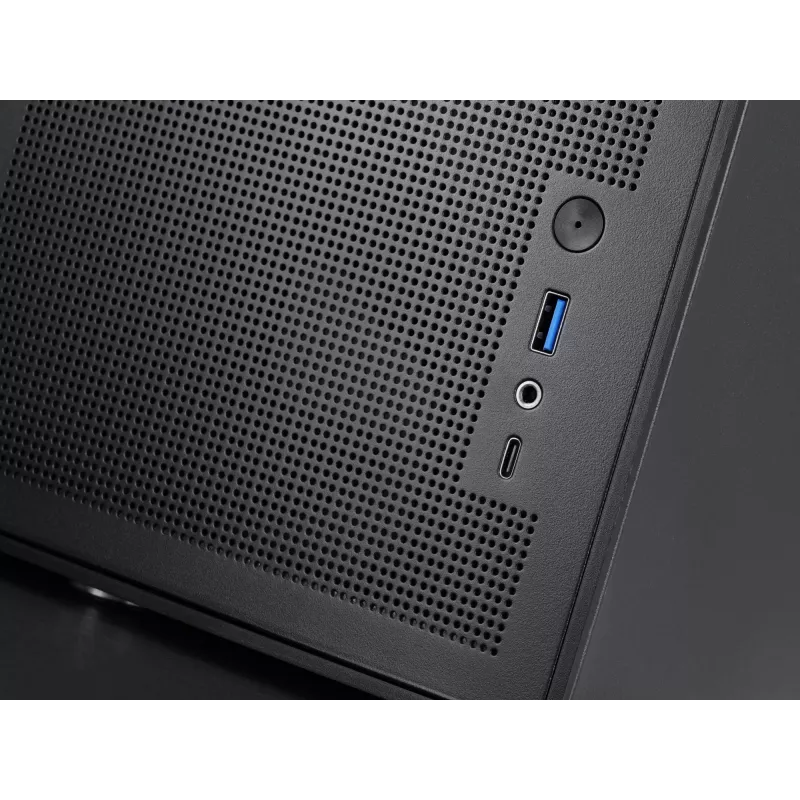 PC Mini Tower behuizing TACENS Mars Gaming MC-XPRO — Mini-ITX/Micro-ATX, SFX-voedingondersteuning, mesh, zwart, 120mm-ventilator