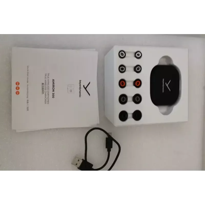 TWS-oordopjes Beyerdynamic AMIRON 300 met oplaadcase, ingebouwde microfoon, Bluetooth, ANC — zwart