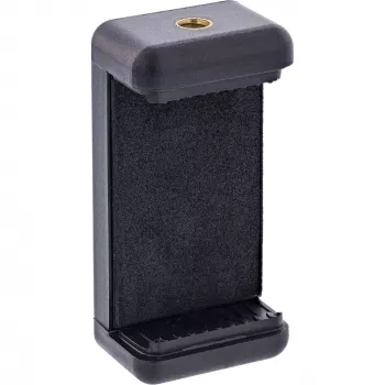 InLine universele telefoonhouder voor selfiestick-statieven zwart