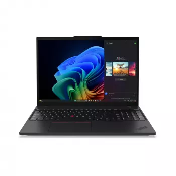 Laptop Lenovo ThinkPad T16 Gen 4 (AMD) — 16 inch WUXGA, AMD Ryzen AI 7 350 2 GHz, 64 GB DDR5, 1 TB SSD, Windows 11 Pro, zwart