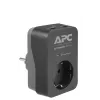 APC PME1WU2B-GR overspanningsbeveiliging zwart, grijs 1 AC-uitgang 230 V