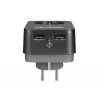 APC PME1WU2B-GR overspanningsbeveiliging zwart, grijs 1 AC-uitgang 230 V