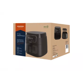 Grundig FRY 7320 enkele 7,6 L vrijstaand apparaat 1900 W heteluchtfriteuse zwart