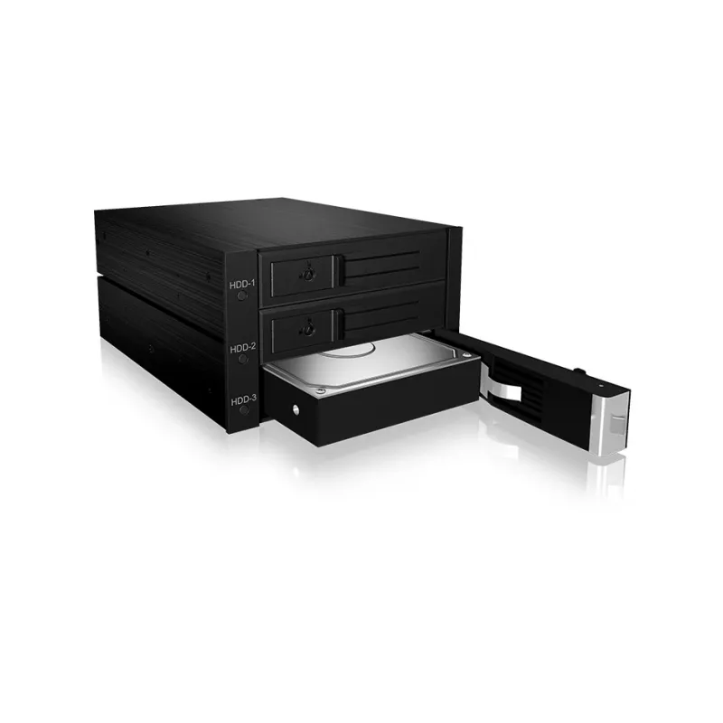 ICY BOX ICY BOX IB-563SSK - behuizing voor opslagstations met ventilator - 3.5 (8.9 cm)