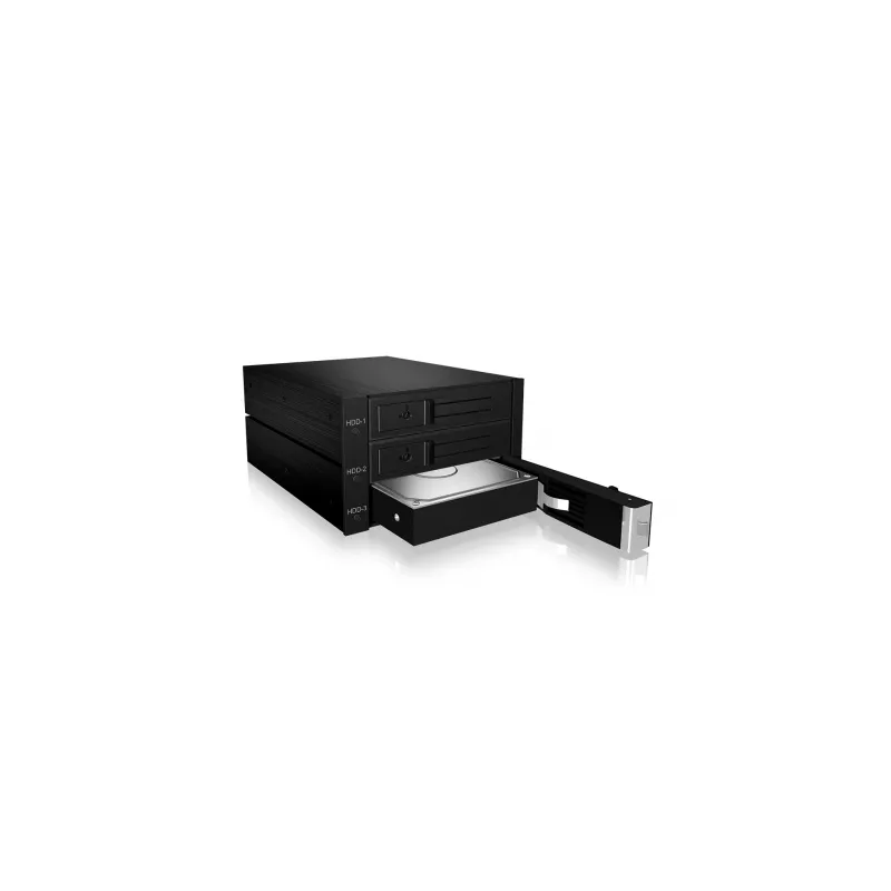 ICY BOX ICY BOX IB-563SSK - behuizing voor opslagstations met ventilator - 3.5 (8.9 cm)