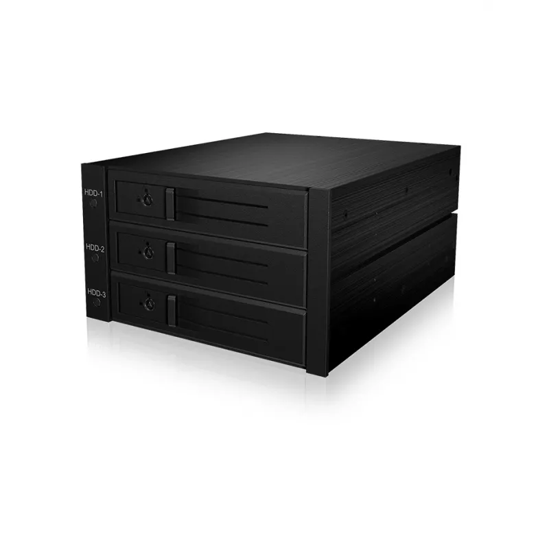 ICY BOX ICY BOX IB-563SSK - behuizing voor opslagstations met ventilator - 3.5 (8.9 cm)
