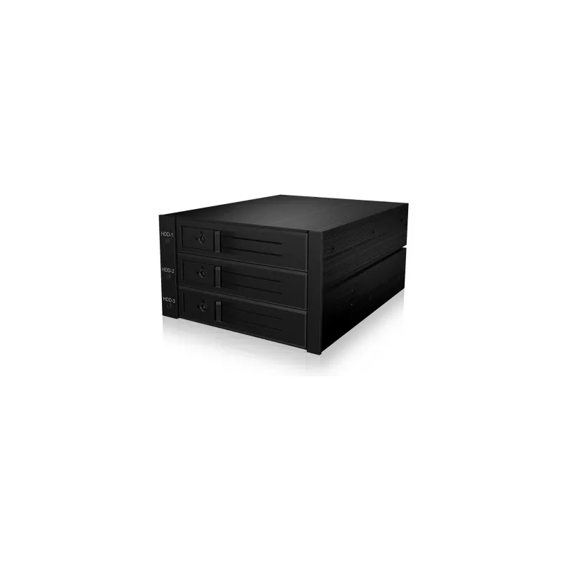 ICY BOX ICY BOX IB-563SSK - behuizing voor opslagstations met ventilator - 3.5 (8.9 cm)