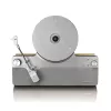 Belt-drive-audio-platenspeler Lenco LSA-071SI, volautomatisch, grijs, Bluetooth, 3,5 mm, 10 W