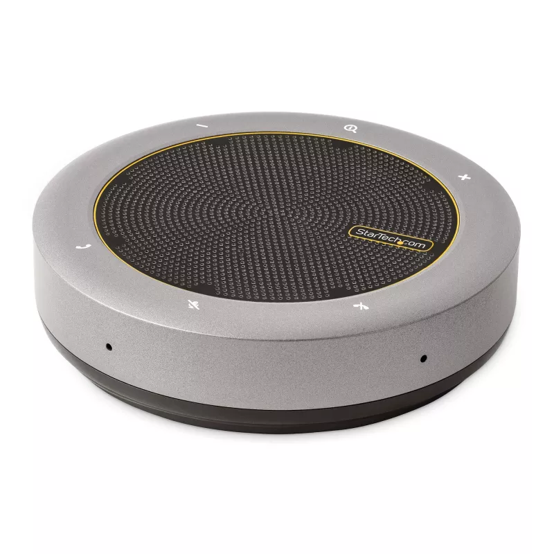 StarTech.com USB-C speakerphone dockingstation, mini draagbare conferentiespeaker en audiodock, USB-C naar VGA/4K HDMI, 2x USB-A hub, microfoon/luidspreker, Teams/Zoom/softphone speakerphone