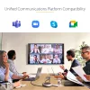 StarTech.com USB-C speakerphone dockingstation, mini draagbare conferentiespeaker en audiodock, USB-C naar VGA/4K HDMI, 2x USB-A hub, microfoon/luidspreker, Teams/Zoom/softphone speakerphone