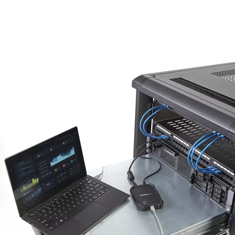 StarTech.com laptop-naar-server KVM-console met robuuste behuizing