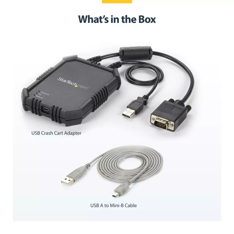 StarTech.com laptop-naar-server KVM-console met robuuste behuizing