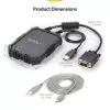 StarTech.com laptop-naar-server KVM-console met robuuste behuizing