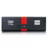 Riemgedreven audioplatenspeler Lenco TT-110 zwart rood halfautomatisch